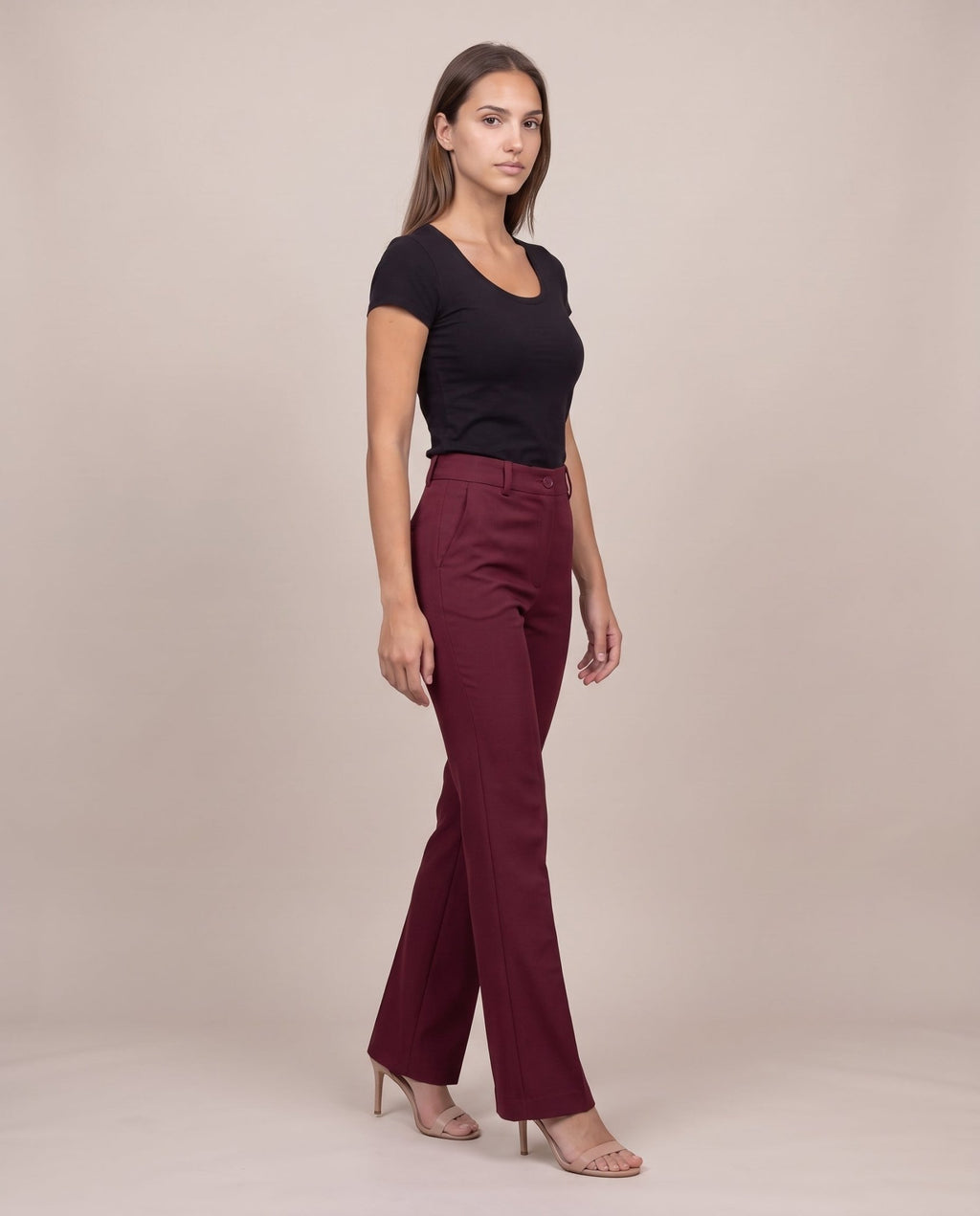Pantaloni da completo a campana con pinces - Follie by Alice