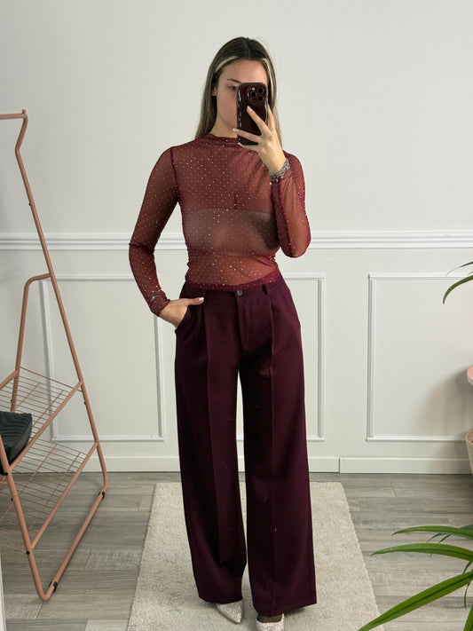 Pantaloni da completo a palazzo - Follie by Alice 1536