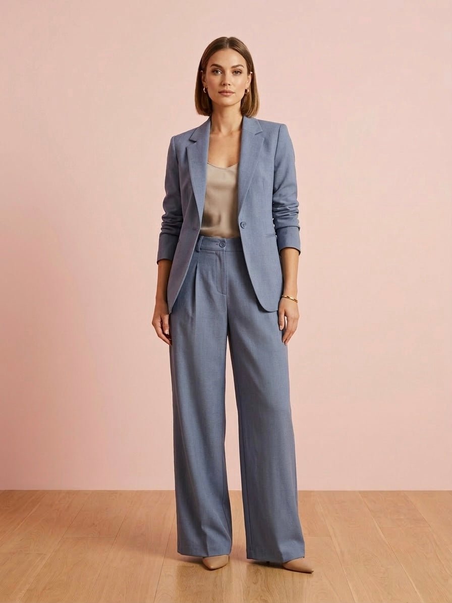 Pantaloni da completo a palazzo