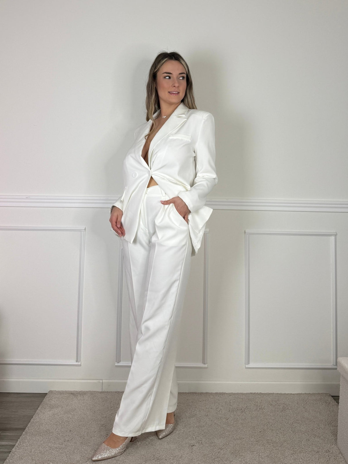 Pantaloni da completo a palazzo - Follie by Alice Immagine principale del prodotto