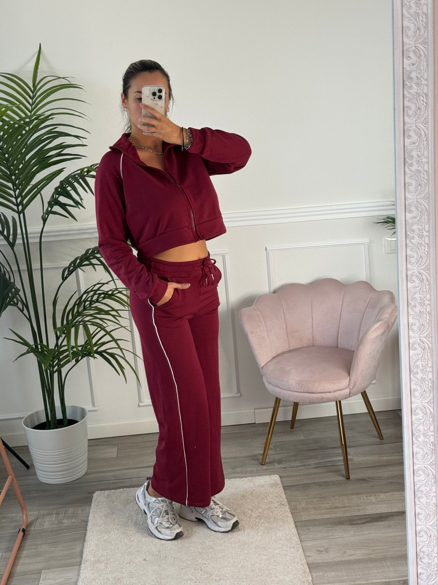 Pantaloni di felpa a palazzo. - Follie by Alice Immagine secondaria del prodotto