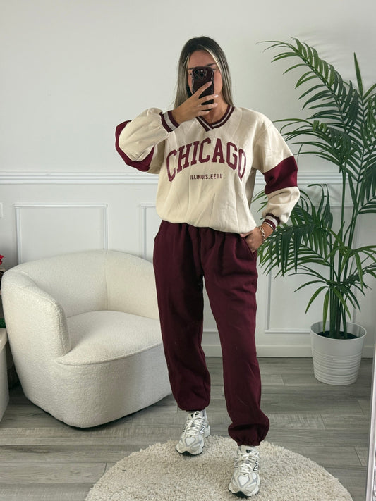 Pantaloni joggers oversize - Follie by Alice 1536