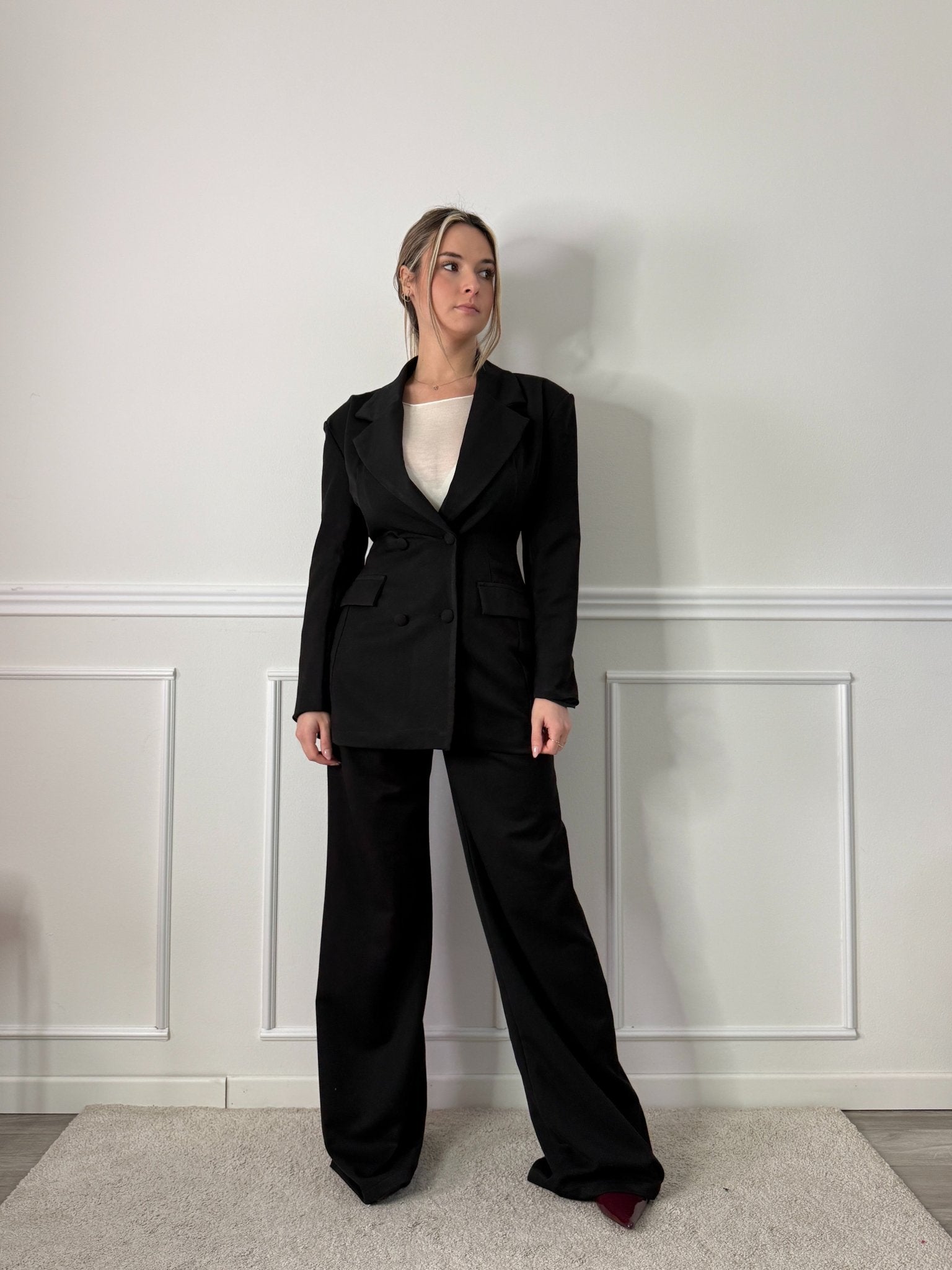 Pantaloni oversize da completo a palazzo - Follie by Alice