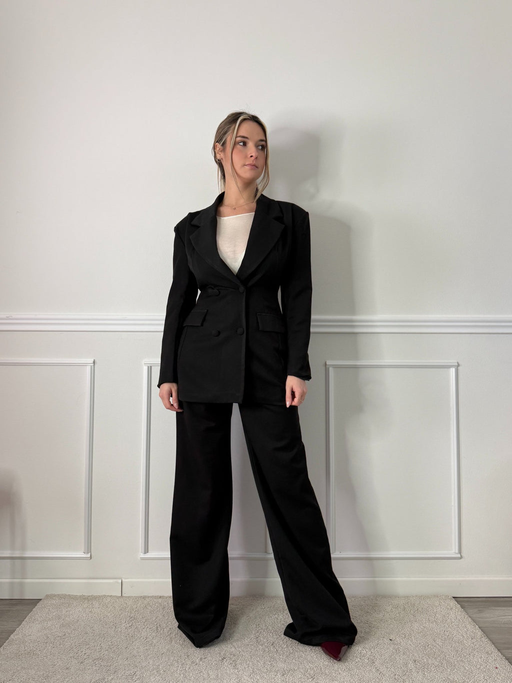 Pantaloni oversize da completo a palazzo - Follie by Alice
