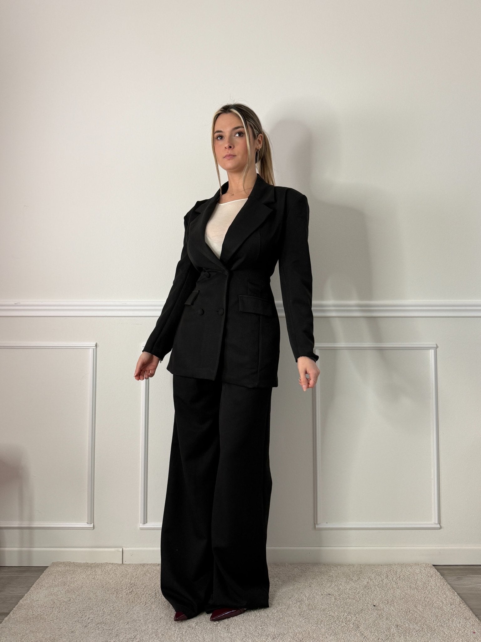 Pantaloni oversize da completo a palazzo - Follie by Alice