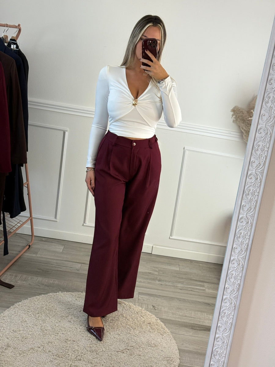 Pantaloni oversize da completo