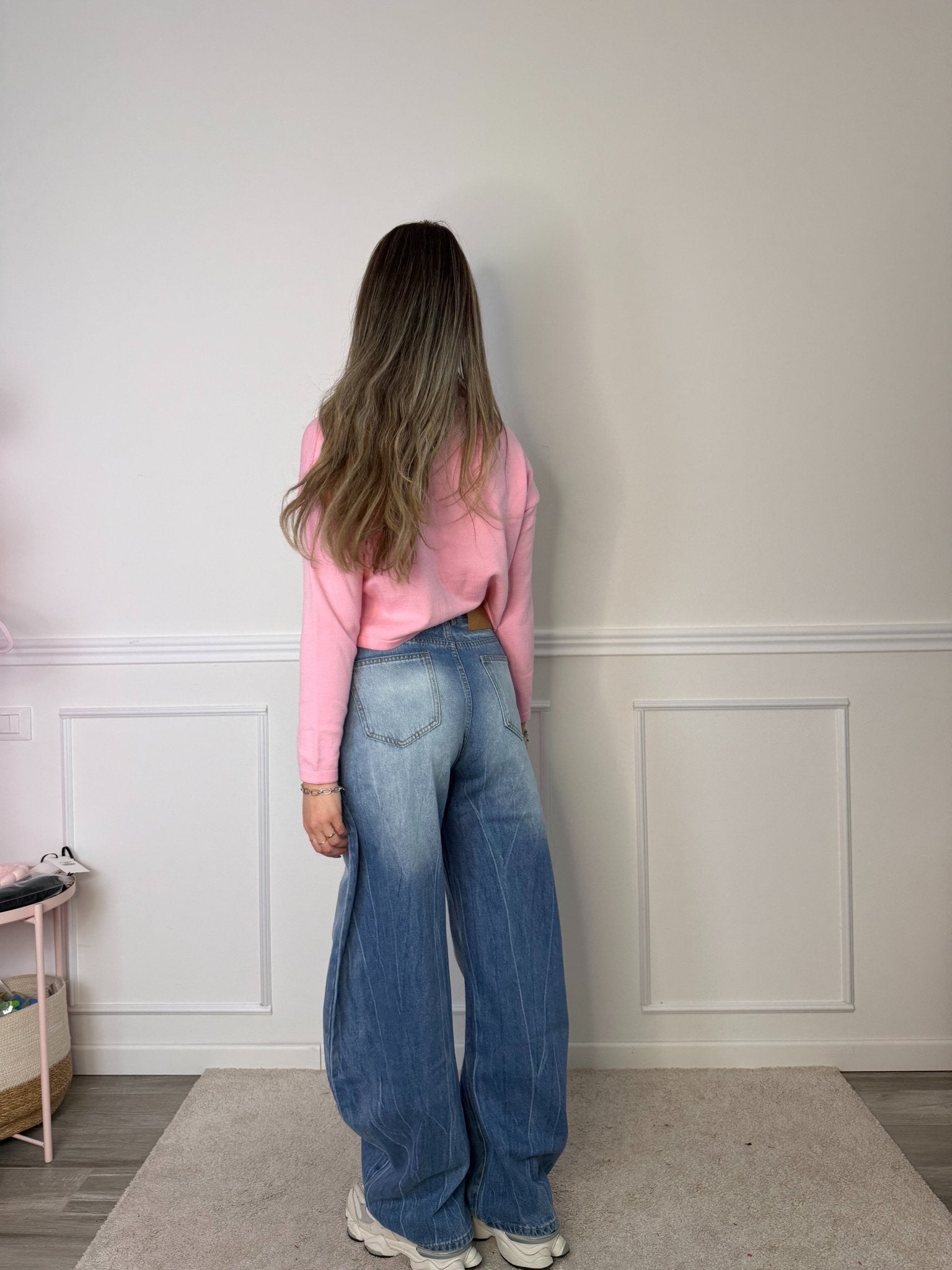 Polo morbida crop a maniche lunghe - Follie by Alice