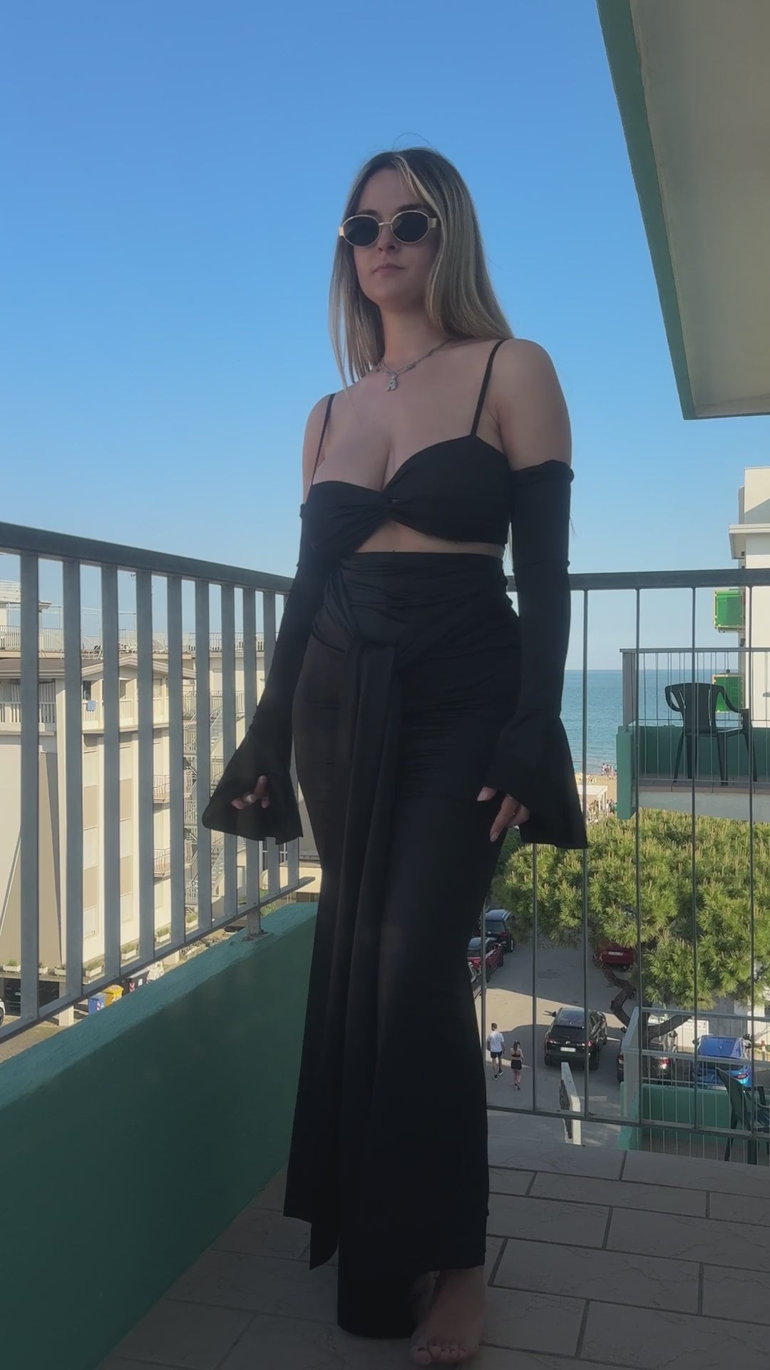 Coordinato in raso SAINT TROPEZ - Follie by Alice