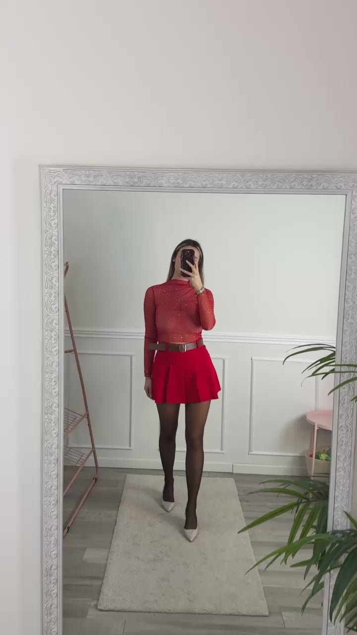 Pantaloncino-gonna plissettato LEXY