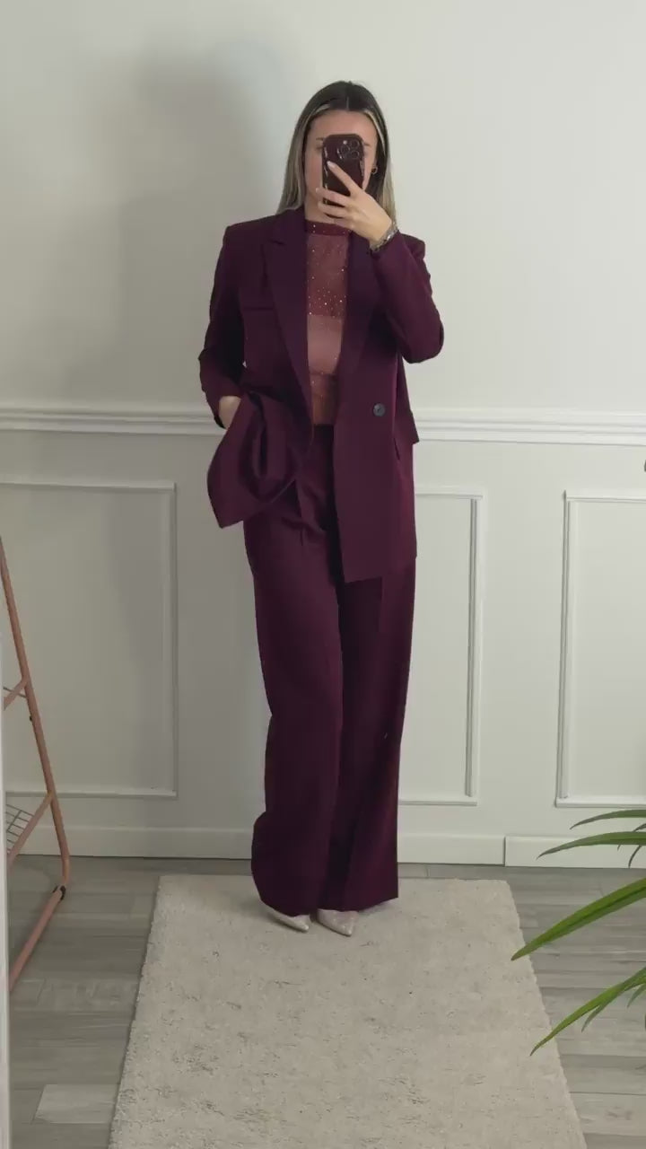 Pantaloni a palazzo da completo ILARY