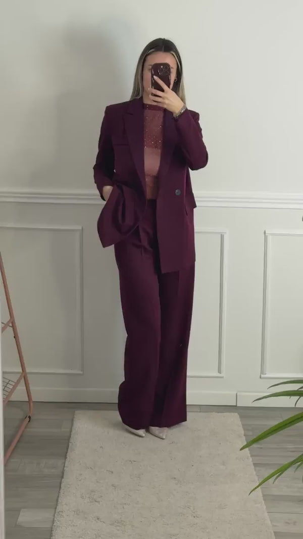 Pantaloni a palazzo da completo ILARY