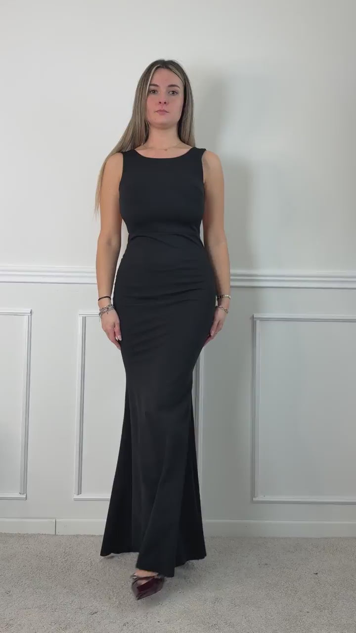 Vestito lungo con ruches FIOCCO - Follie by Alice