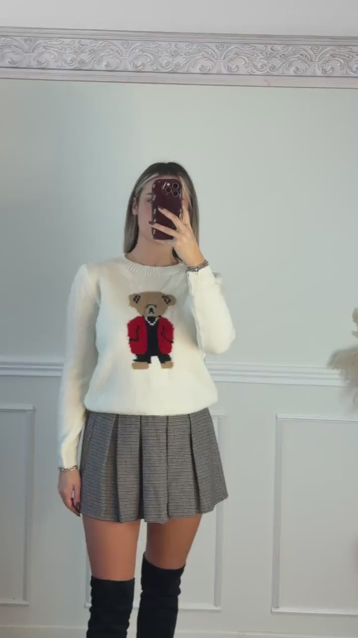 Maglioncino in lana orsetto BEARY - Follie by Alice