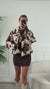 Bomber Cow Print oversize