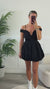 Vestitino con scollo a cuore e gonna a palloncino
