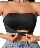 Reggiseno senza spalline con chiusura con ganci senza imbottitura