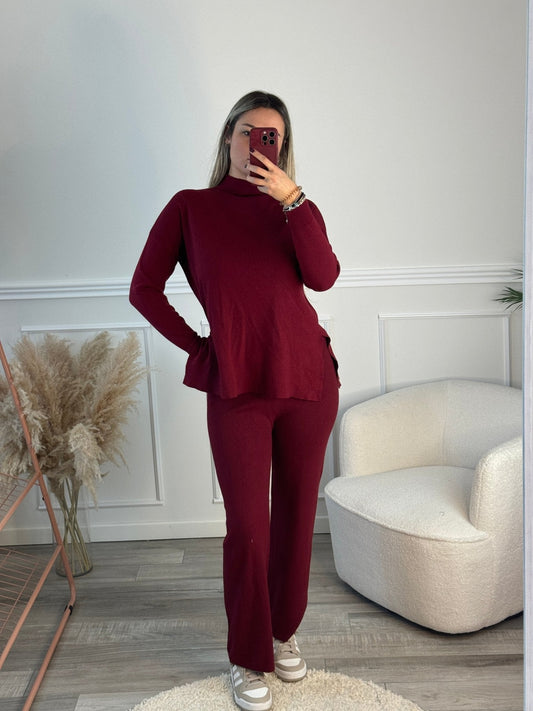 Set coordinato maglione e pantaloni oversize NIMBUS - Follie by Alice 1536