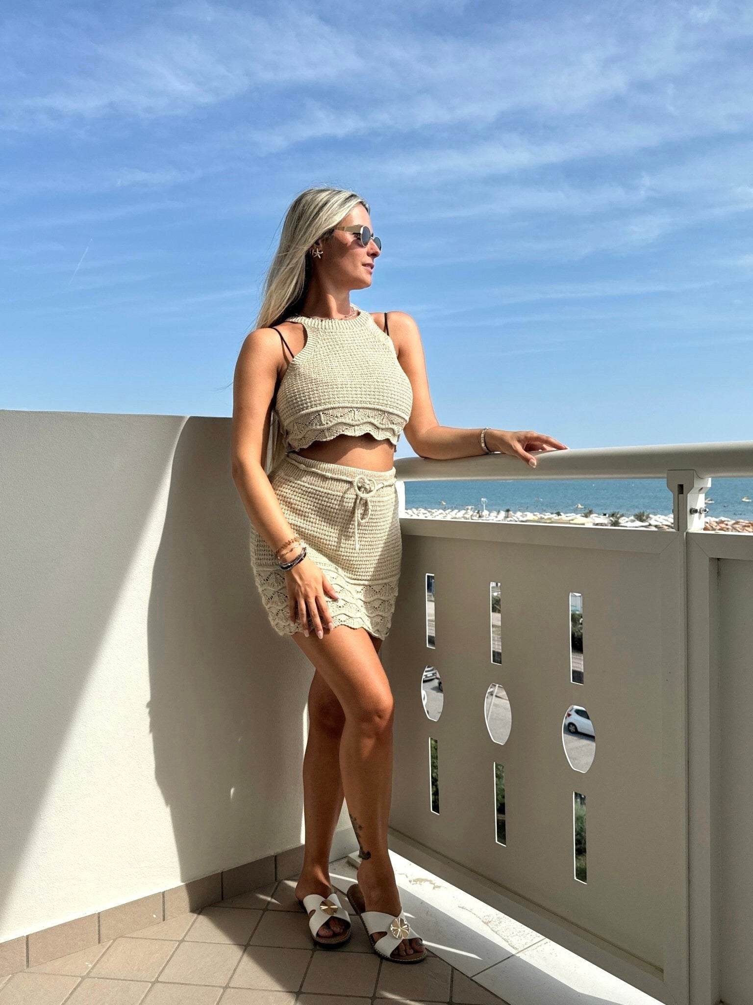 Set top e gonna crochet DESERT Immagine secondaria del prodotto