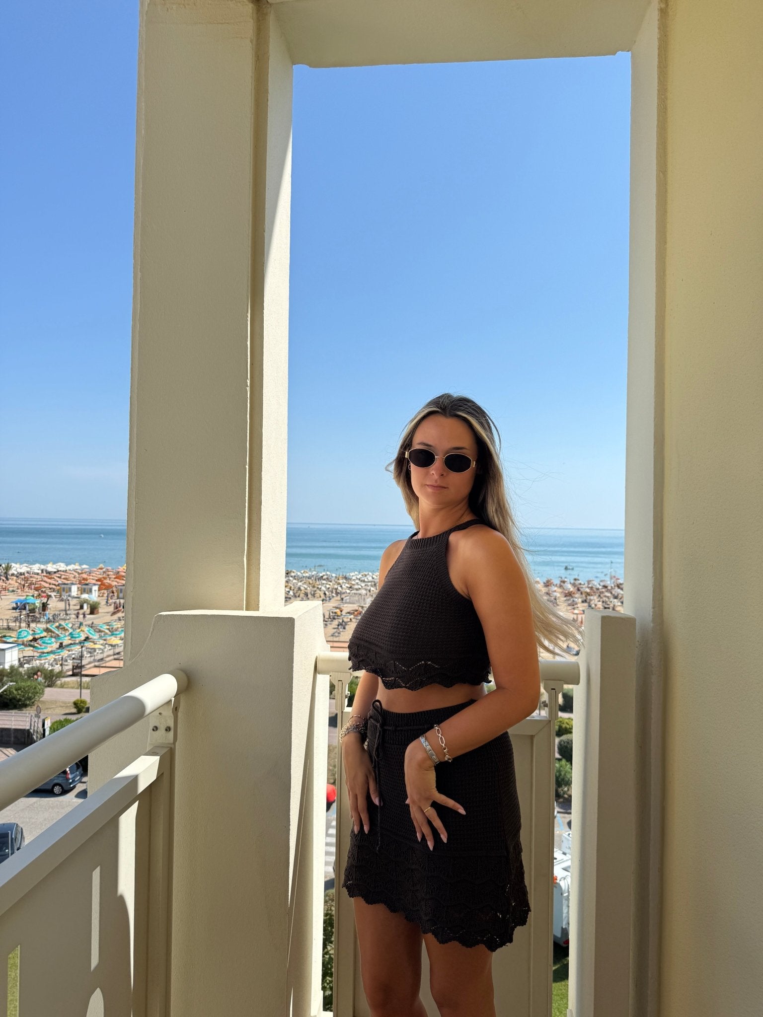 Set top e gonna crochet DESERT - Follie by Alice