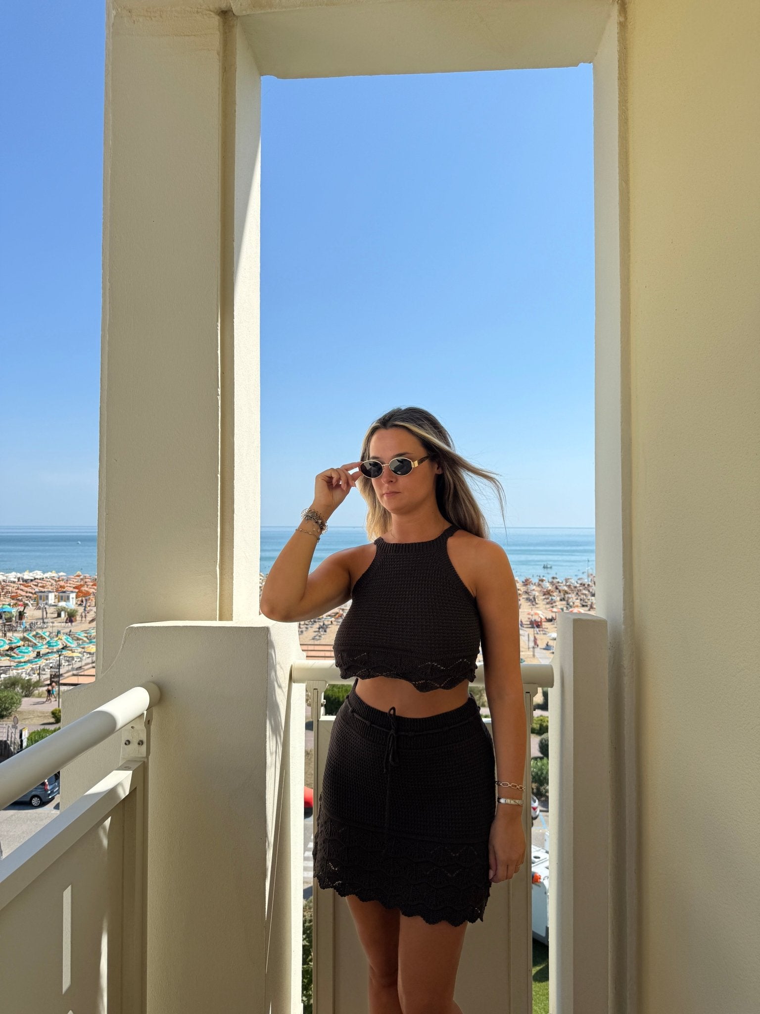 Set top e gonna crochet DESERT - Follie by Alice