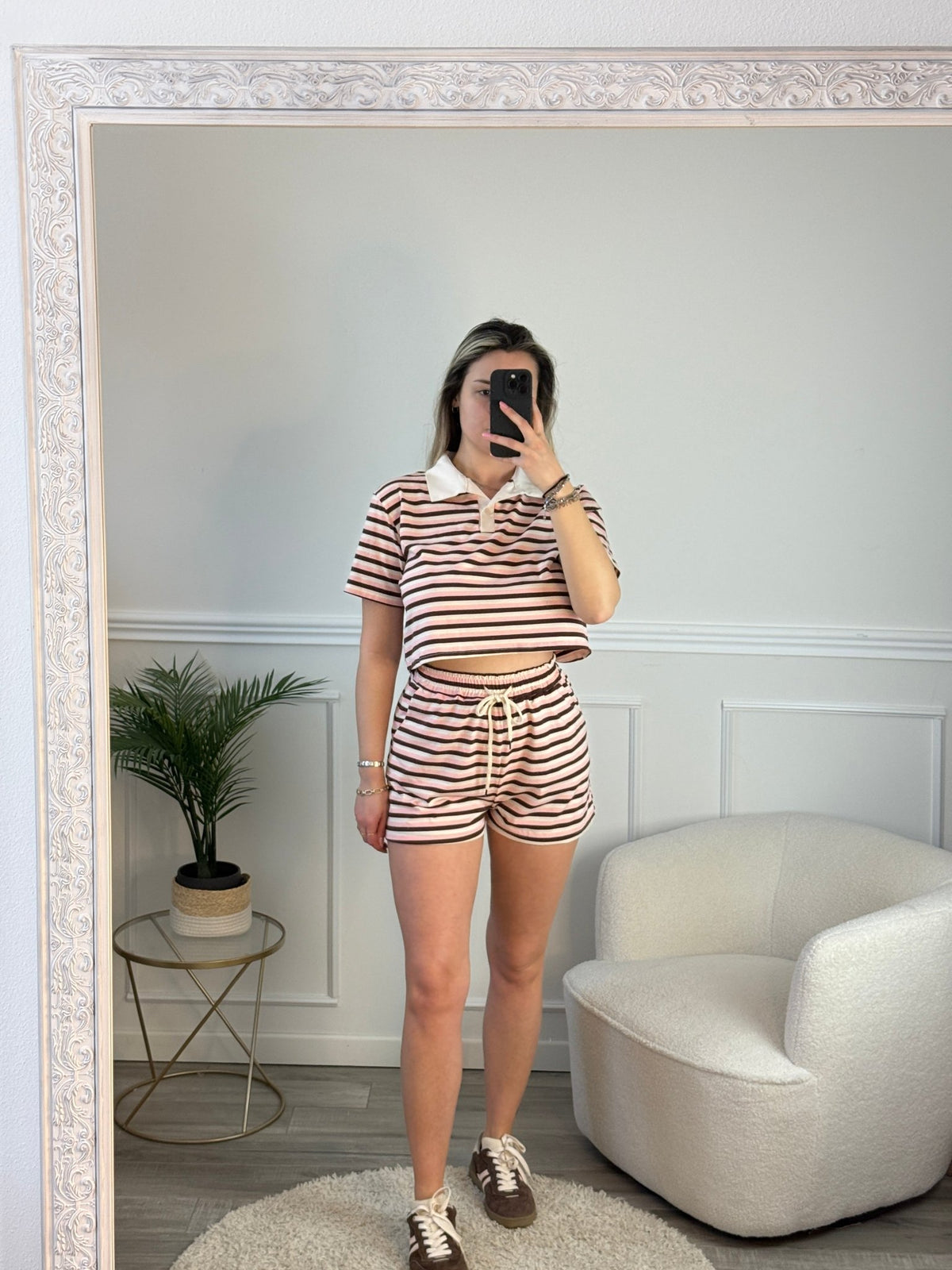 Shorts a righe con coulisse - Follie by Alice