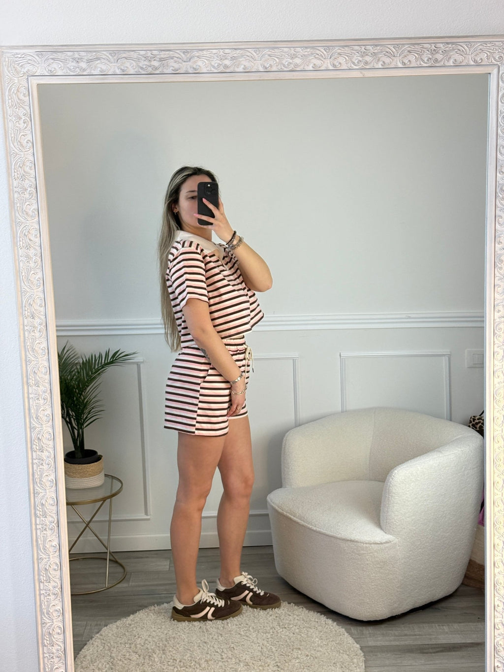Shorts a righe con coulisse - Follie by Alice