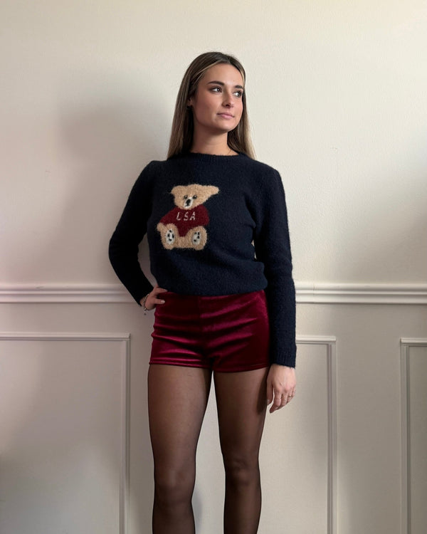 Shorts culotte in ciniglia - Follie by Alice