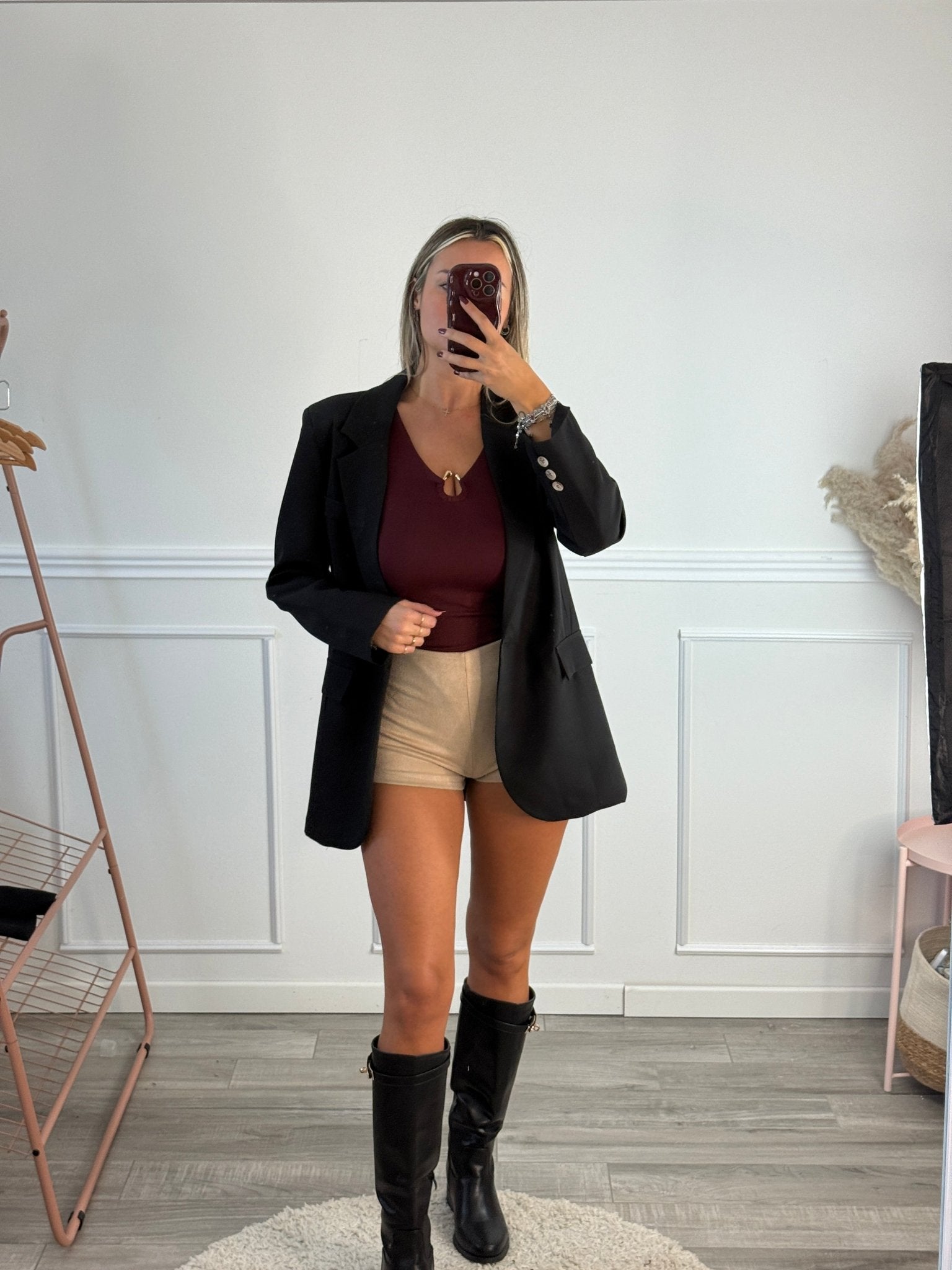 Shorts culotte in suede - Follie by Alice