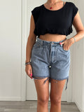 Shorts Levi's Vintage denim sfrangiati a caramella