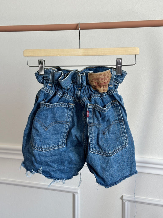 Shorts Levi's Vintage denim sfrangiati a caramella