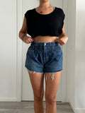 Shorts Levi's Vintage denim sfrangiati a caramella