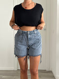 Shorts Levi's Vintage denim sfrangiati a caramella