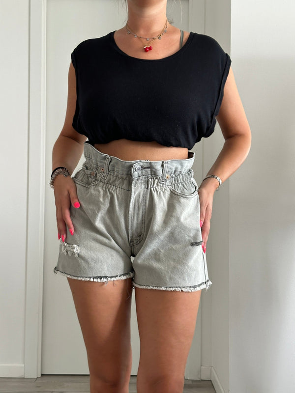 Shorts Levi's Vintage denim sfrangiati a caramella - Follie by Alice