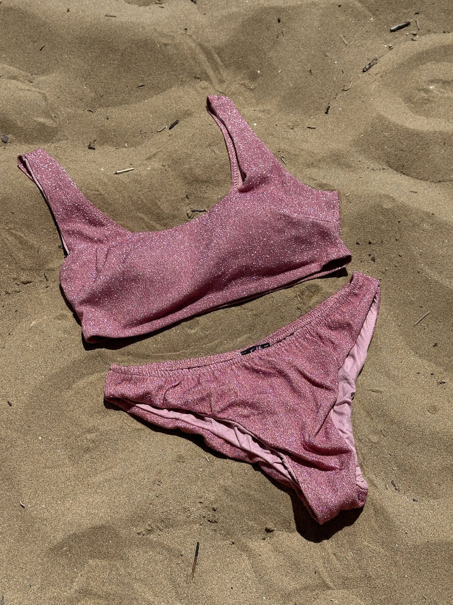 Slip effetto glitter