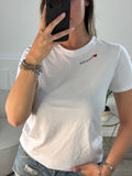 T-shirt bianca con stampa A(Mare)