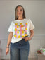 T-shirt oversize con stampa limoni "CIAO AMORE" - Follie by Alice