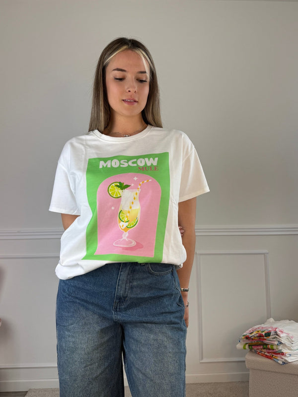 T-shirt oversize con stampa MOSCOW MULE - Follie by Alice