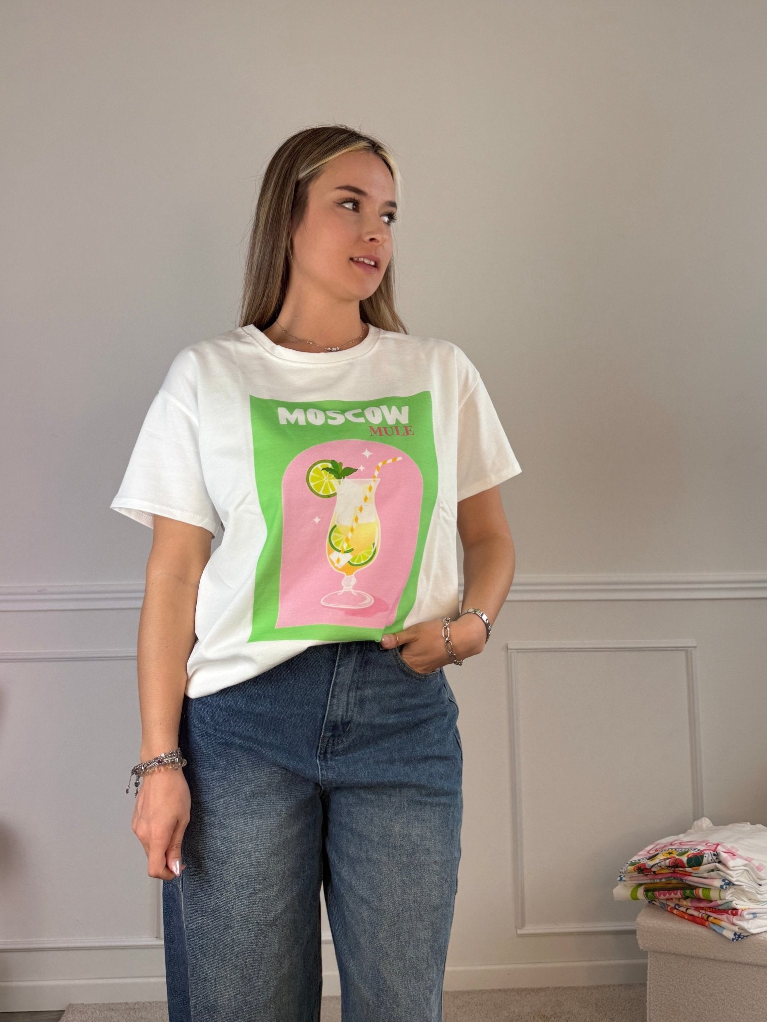 T-shirt oversize con stampa MOSCOW MULE - Follie by Alice