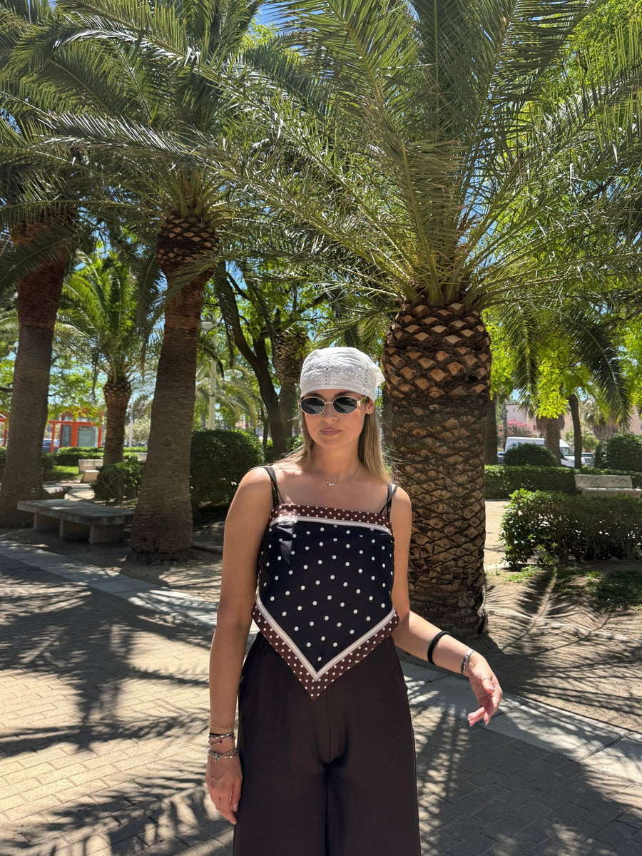 Top bandana a pois DOMINO – alternate