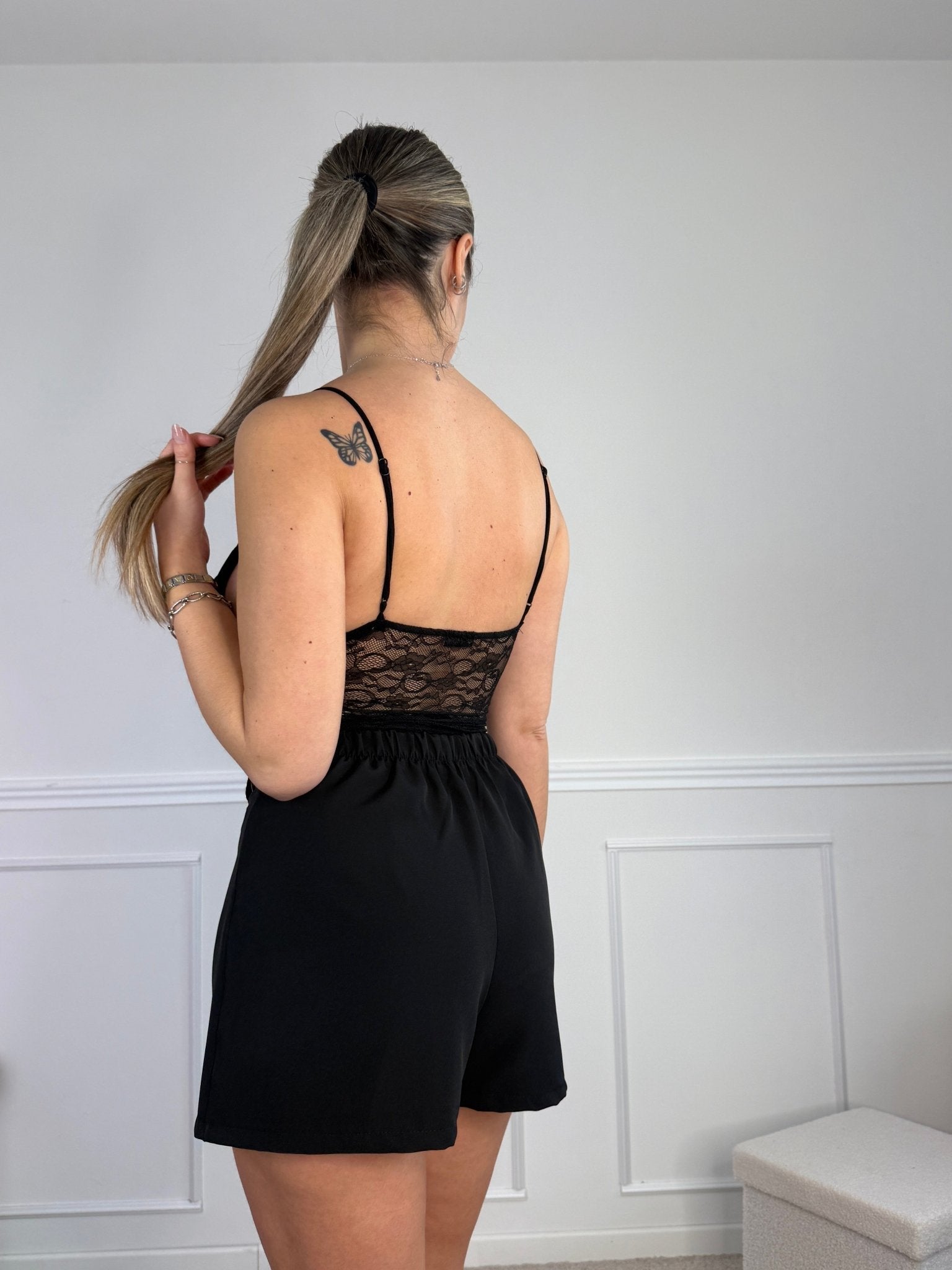 Top bustier in pizzo con scollo a cuore - Follie by Alice