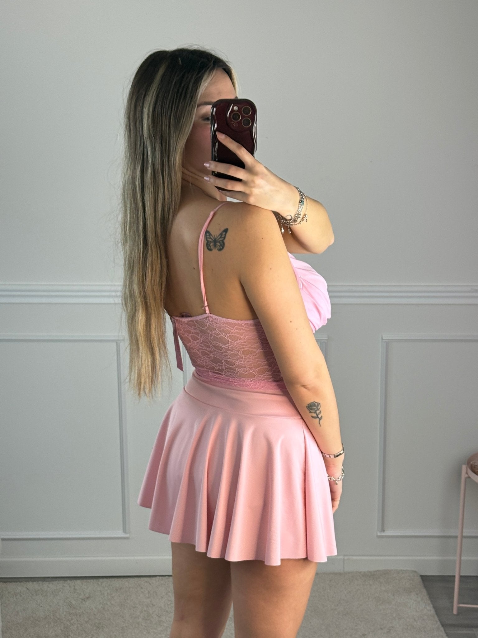 Top bustier in pizzo con scollo a cuore - Follie by Alice