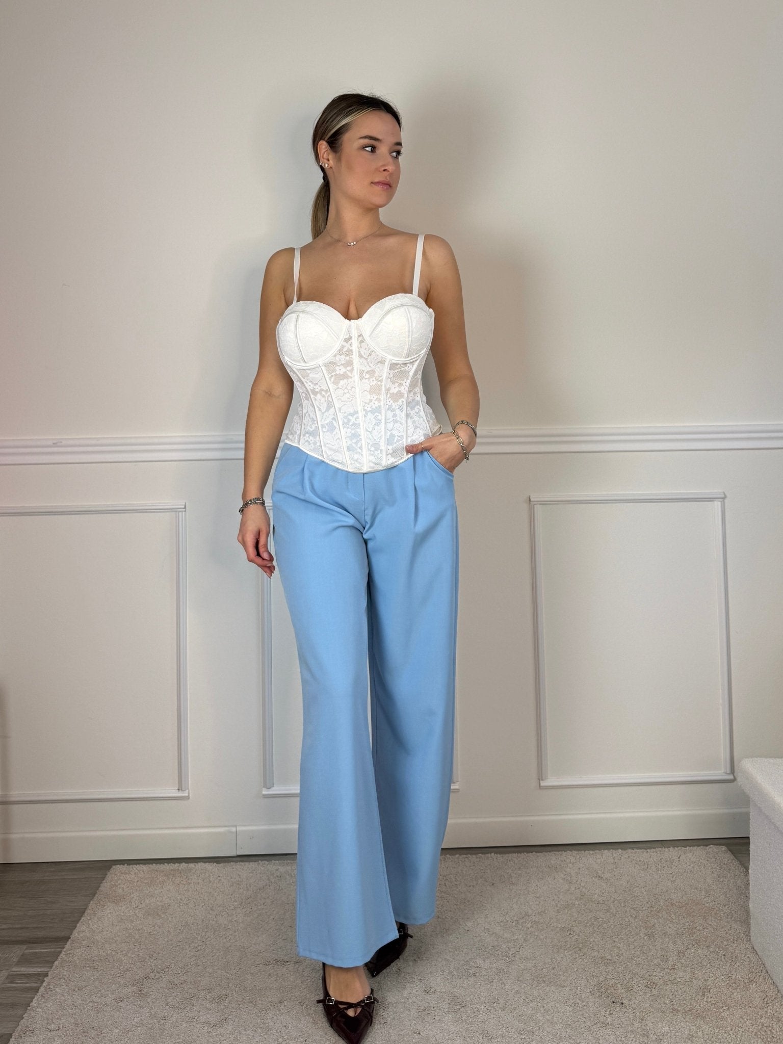 Top bustier in pizzo - Follie by Alice Immagine secondaria del prodotto