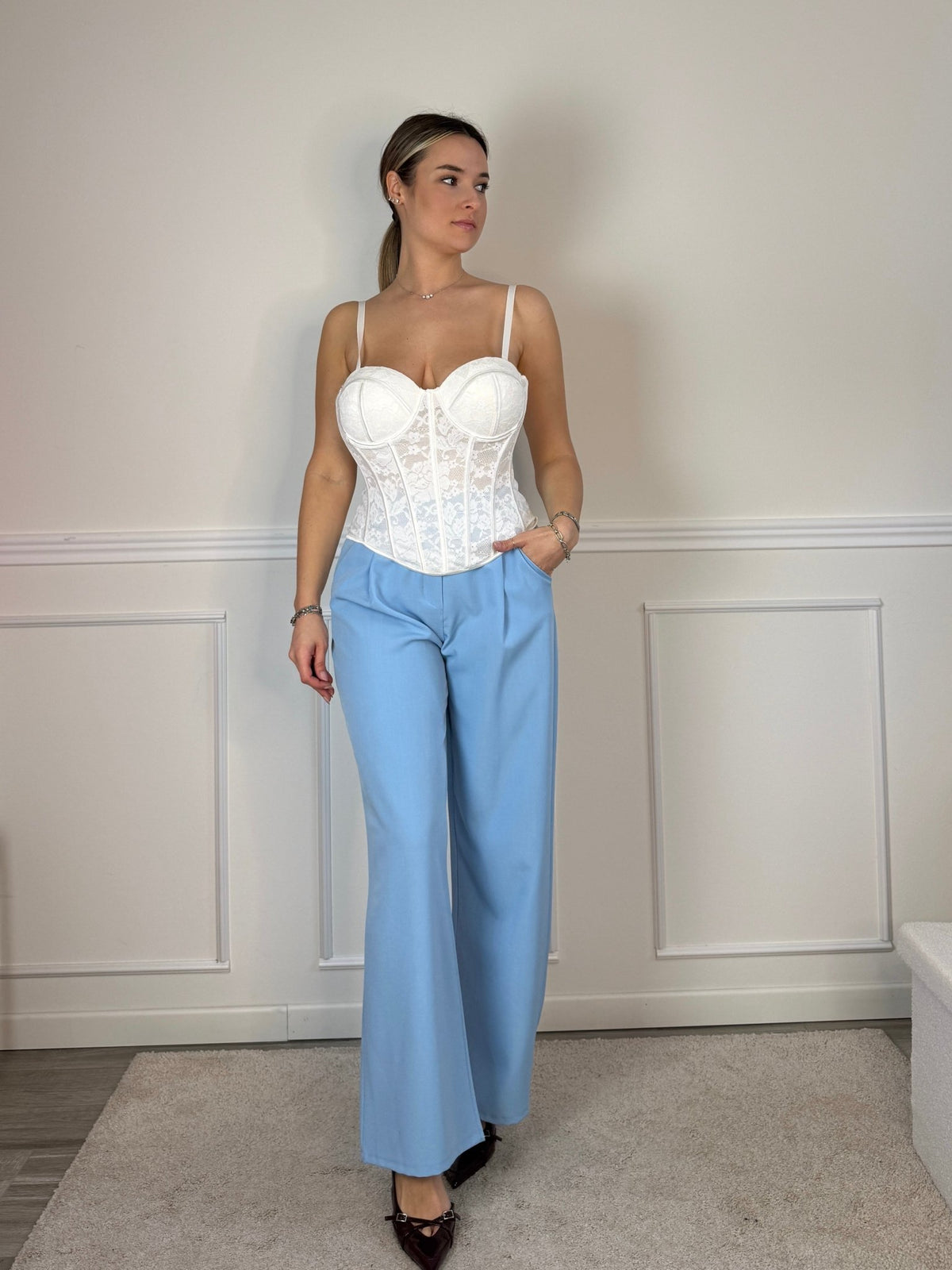 Top bustier in pizzo - Follie by Alice