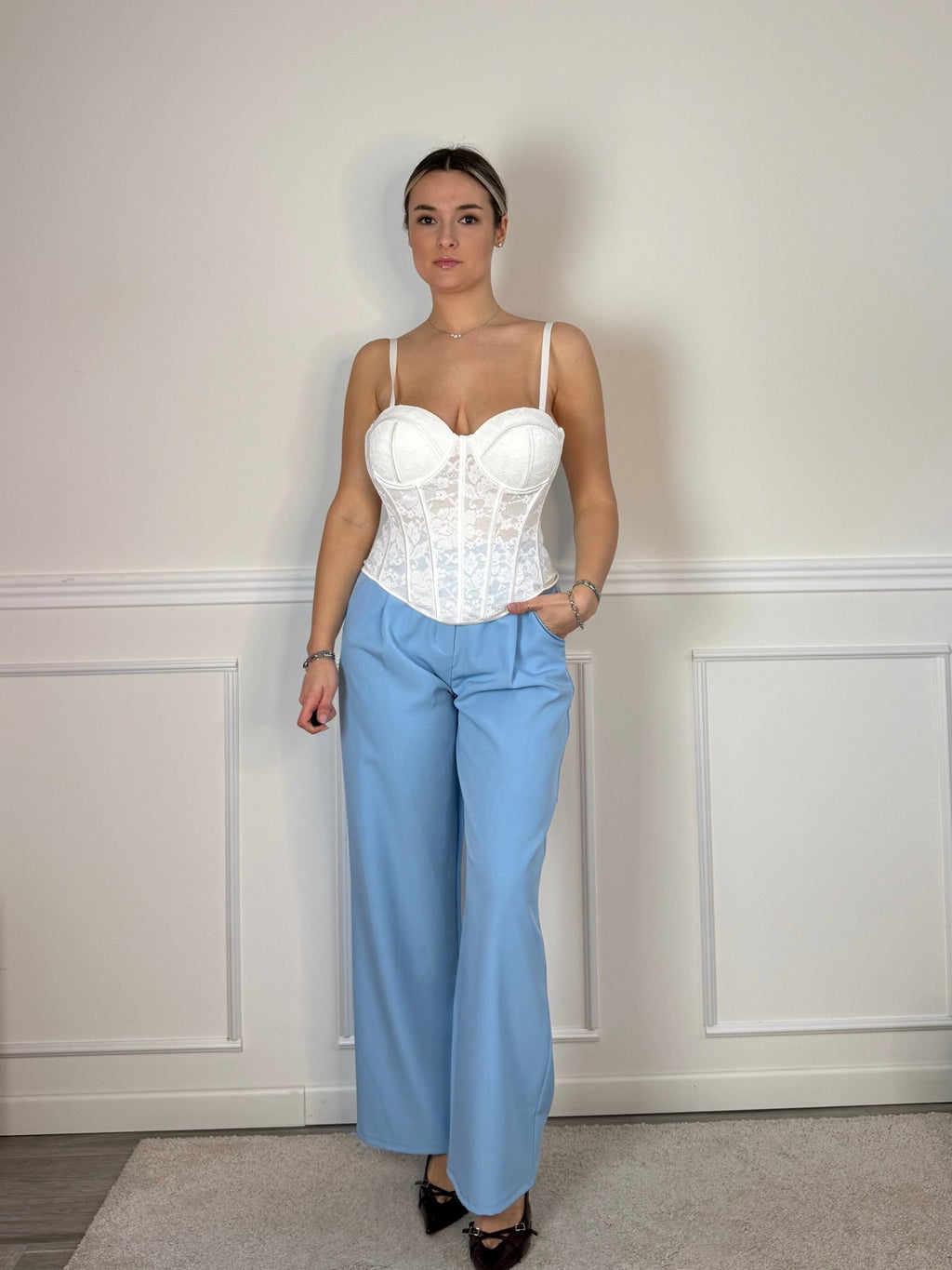 Top bustier in pizzo - Follie by Alice
