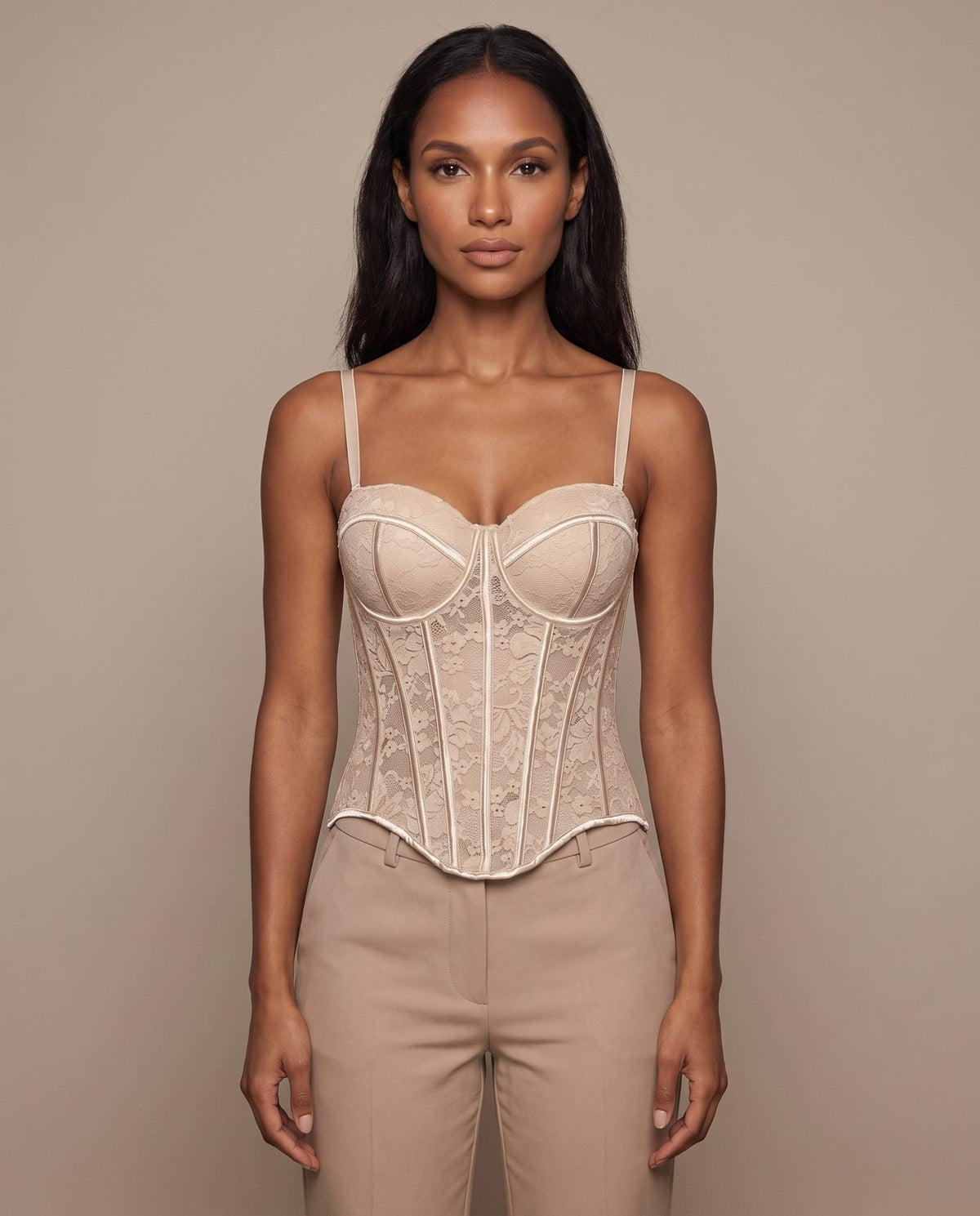 Top bustier in pizzo IRIS - Follie by Alice
