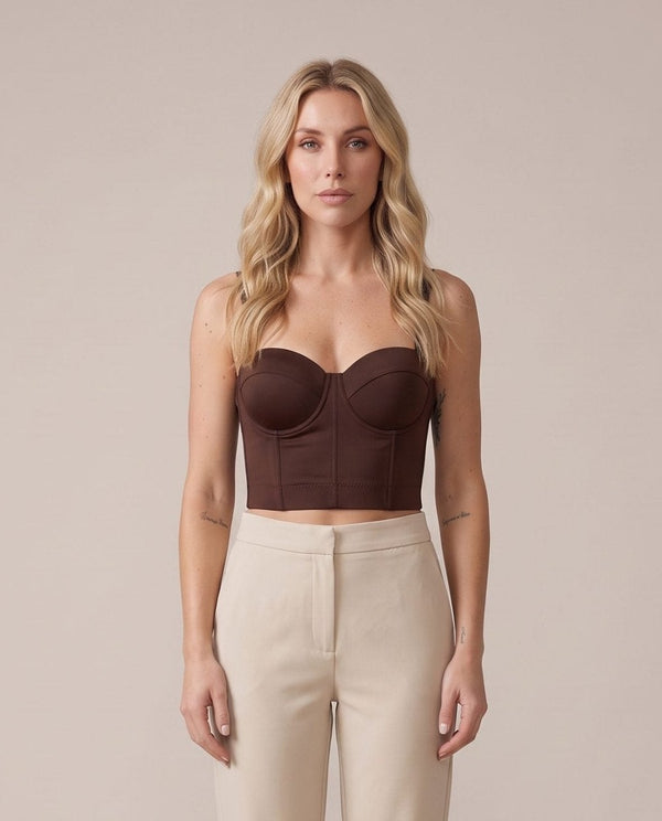 Top con coppe a conchiglia SHELL - Follie by Alice
