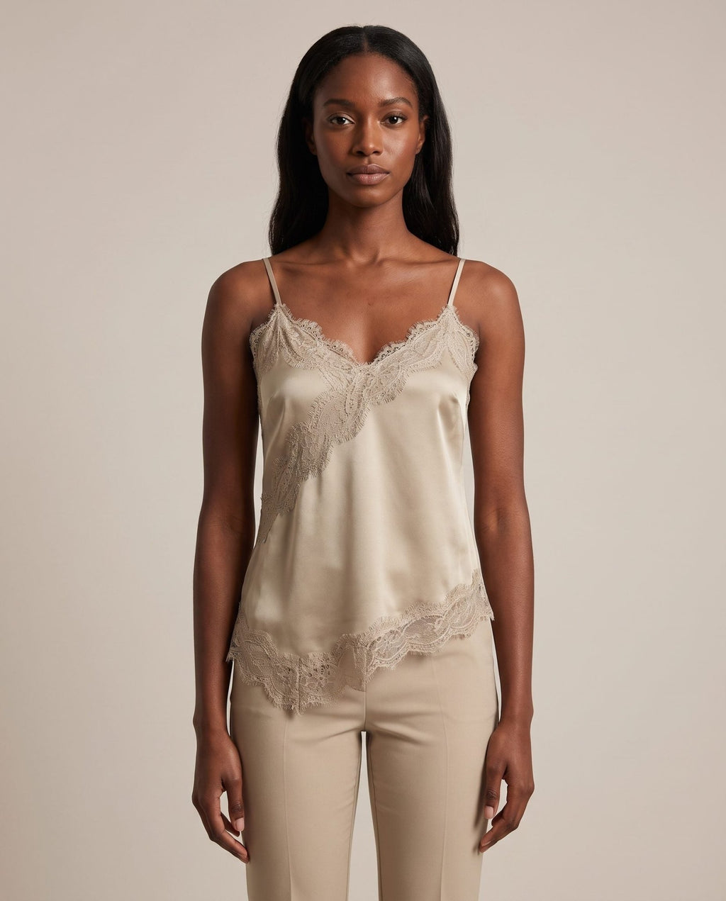 Top con inserti in pizzo ESPERA - Follie by Alice