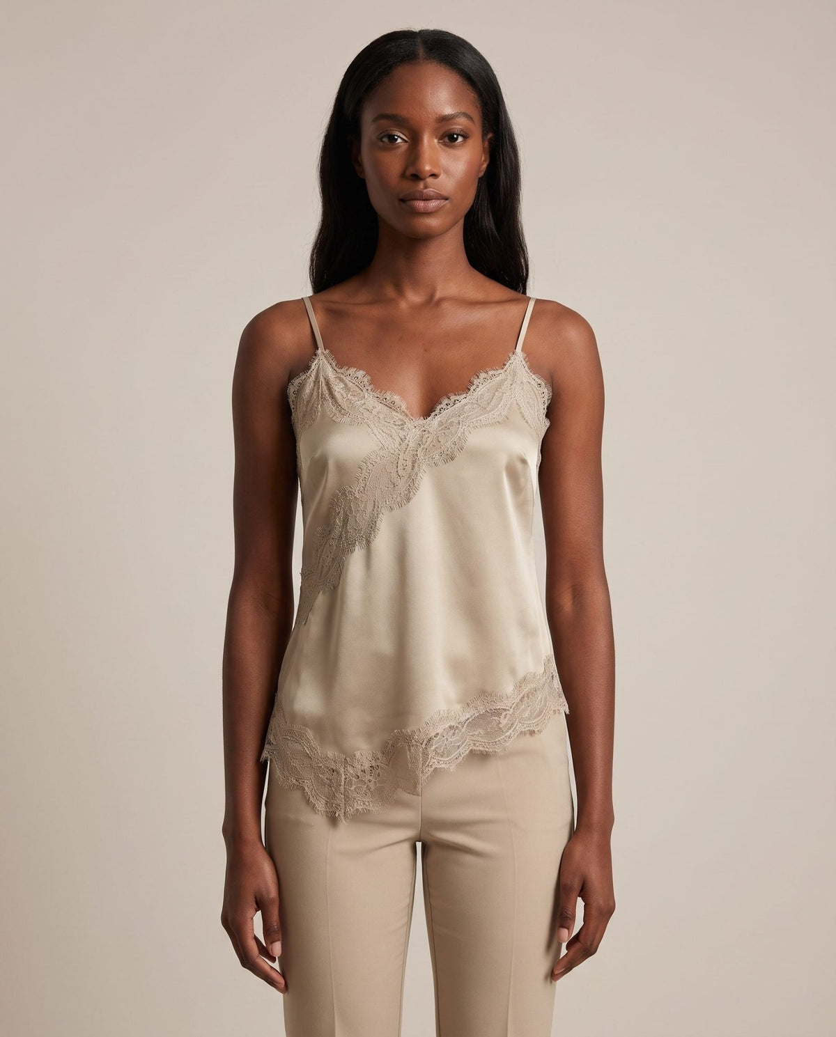 Top con inserti in pizzo ESPERA - Follie by Alice