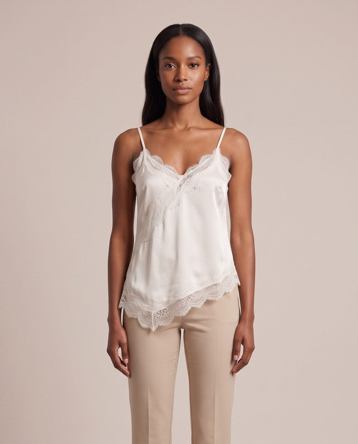 Top con inserti in pizzo ESPERA - Follie by Alice