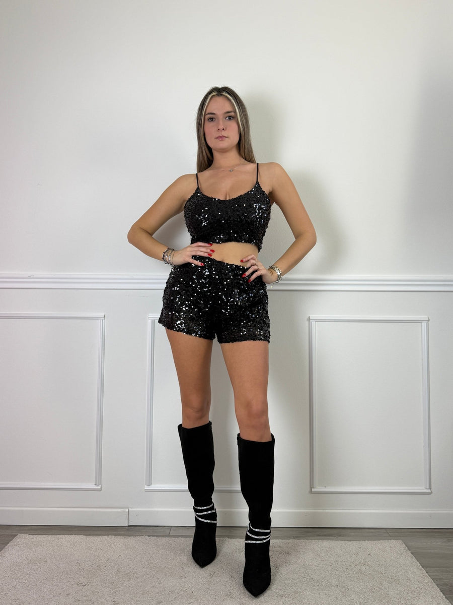 Top con paillettes LUMIÈRE – alternate